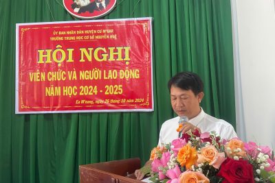 Hội nghị viên chức người lao động năm học 2024-2025