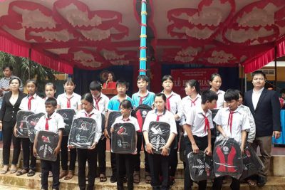 Trường THCS Nguyễn Huệ long trong tổ chức lễ khai giảng năm học 2019-2020.