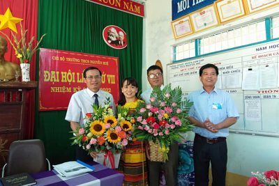 Chi bộ trường THCS Nguyễn Huệ đại hội lần thứ VII-Nhiệm kỳ 2020-2022