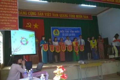 Khối thi đua số 01 thi tìm hiểu bộ luật lao động, luật công đoàn