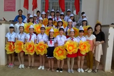 Liên đội trường THCS Nguyễn Huệ với cuộc thi “Giai điệu tuổi hồng”